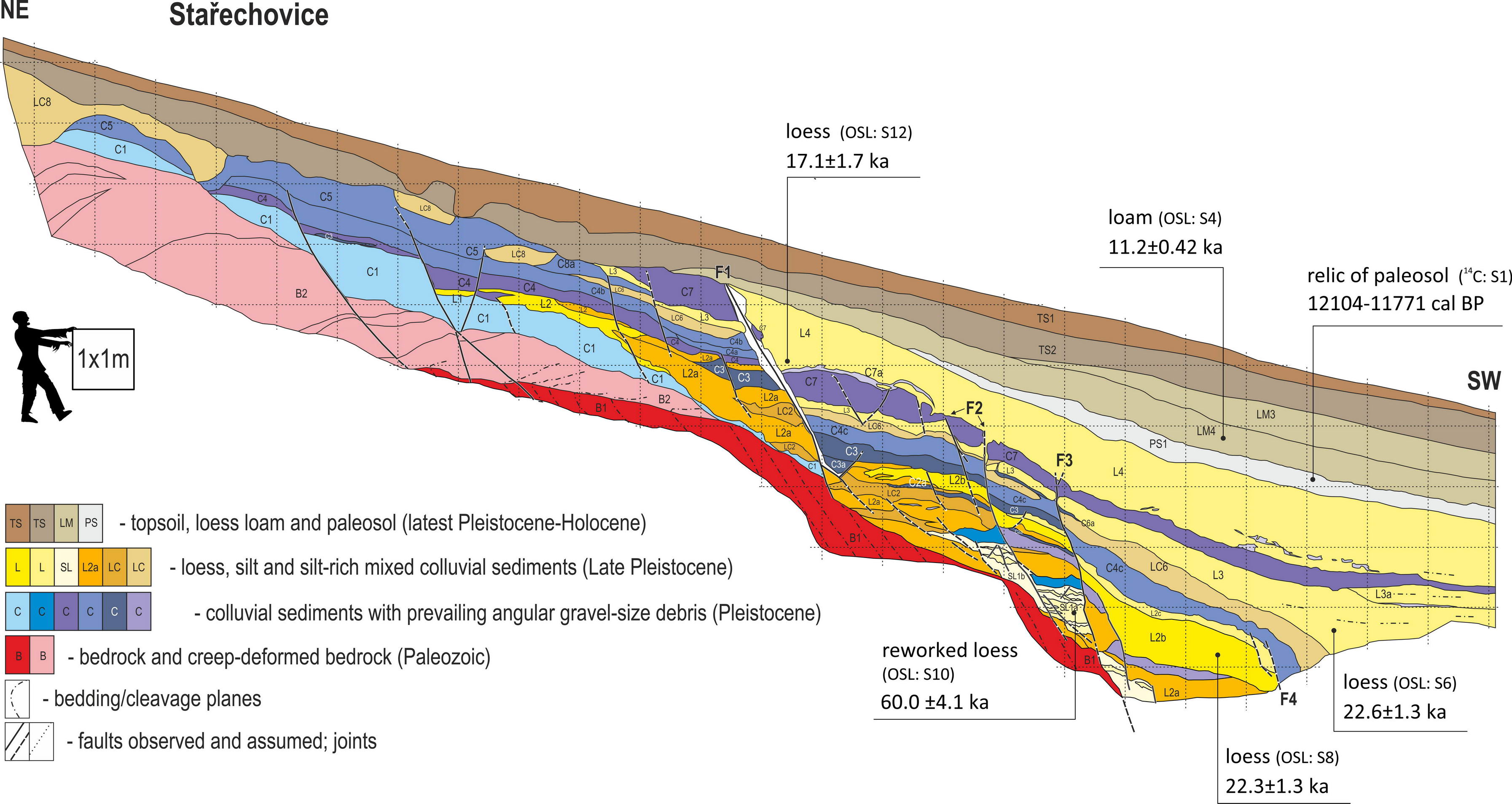 Stařechovice trench log. From Špaček et al. 2017.