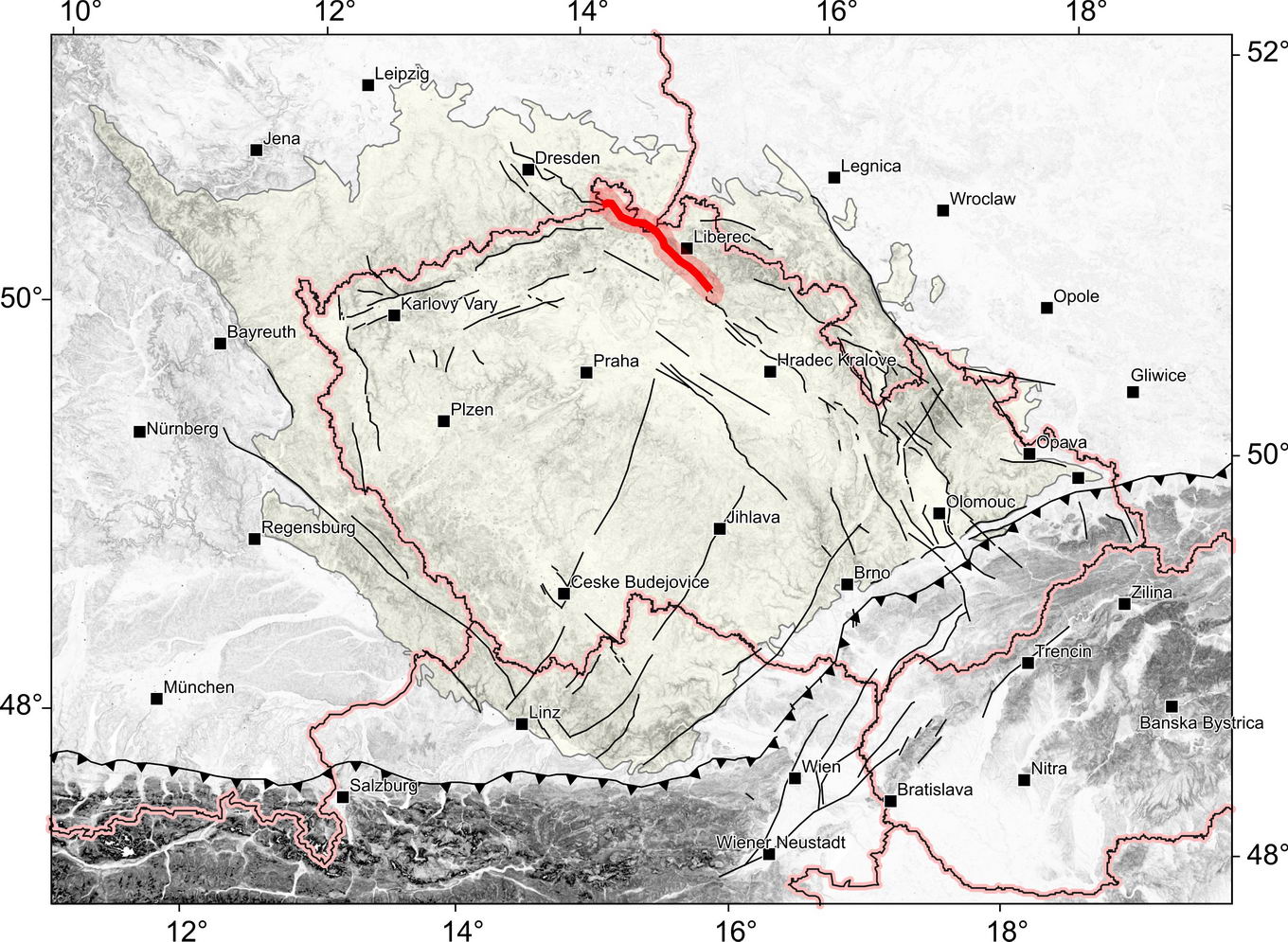 fault line diagram